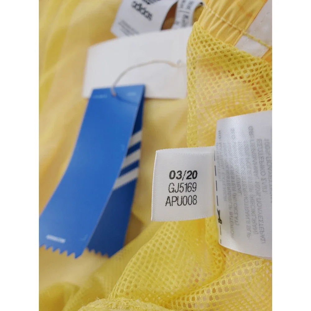 Adidas men swimwear shorts GJ5169 LINAOP 124782421 yellow pockets 2XL $45